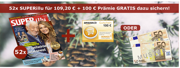 52 x SUPERillu für 109,20€ mit 100€ Amazon oder 100€ Geldprämie
