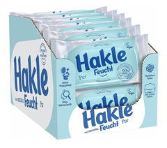 [Prime Spar Abo] Hakle Feucht Pur im 12er-Pack, 504 Tücher (12 x 42 Blatt) für 15,39€ (Vergleich: 19,80€)