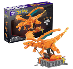 MEGA Pokémon bewegliches Glurak (1664 Teilen, circa 28 cm groß, für Sammler, HMW05) für 84,96€ (Vergleich: 102,94€)