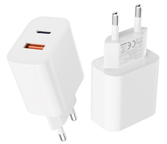Apple MFI zertifiziertes USB-C iPhone Ladegerät ohne Ladekabel im Doppelpack für 8,99€