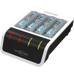 ANSMANN Akku-Ladegerät inkl. 4x AA Akkus 2100 mAh für 16,99€ (VG: 29,98€)