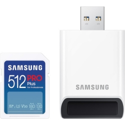 512GB Samsung Pro Plus Micro-SDXC Speicherkarte (R 180MB/s, W 130MB/s) inkl. USB Kartenleser für 39,90€ (VG: 62,89€)