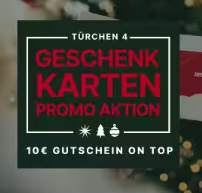 Decathlon: 10€ Gutschein On Top beim Kauf von Geschenkgutscheinen ab 60€ Wert