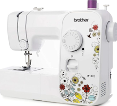 Brother JX17FE Nähmaschine mit 17 Nähprogramme, Freiarm, Elektrische Nähmaschinen für 118,99€ (VG:139€)