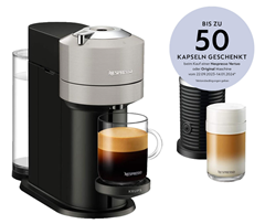 Krups Nespresso Vertuo Next Kapselmaschine + Aeroccino 3 für 56,25€ (Vergleich: 86,49€)