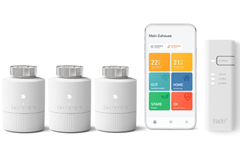tado° BASIC Smartes Heizkörper-Thermostat Starter Kit V3+ mit 3 Thermostaten & Bridge für 129,95€ (Vergleich: 188,95€)