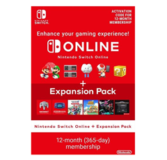 eneba: Nintendo Switch Online Mitgliedschaft für 12 Monate + Erweiterungspaket für 30,49€ (statt 39,99€)