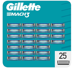 Gillette Mach3 Rasierklingen 25 Stück für 32,99€ (Vergleich: 49,94€)