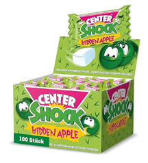 [Prime Spar Abo] Center Shock Hidden Apple oder Splashing Cola, Box mit 100 Kaugummis, extra-sauer für 3,99€ (Vergleich: 8,93€)