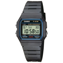 Casio Collection Chronograph F-91W-1YEG für 13,54€ (VG: 19,39€)