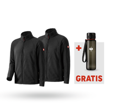 2x Engelbert Strauss Microfleece Jacke dryplexx micro + Trinkflasche ab 56,88€