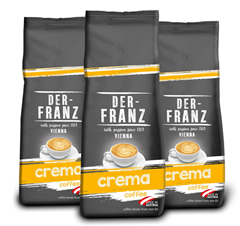 [Prime Spar Abo] Der-Franz Crema Kaffee, ganze Bohne, 3 x 500g für 10,49€ (statt 19,28€)