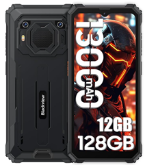 Blackview BV6200 Pro (12GB+128GB) Outdoor Smartphone (Android 13, 13000mAh Akku, Helio P35 2.3Ghz Octa Core) für 144,79€