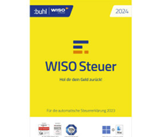 WISO Steuer 2024 (für Steuerjahr 2023) (Download oder als DISC) für 22,99€ (VG: 26,12€)
