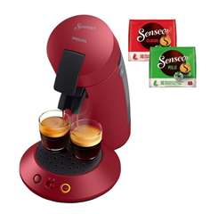 Philips Senseo Kaffeepadmaschine Orginal Plus CSA210/90 + zwei Pakete Kaffeepads ab 49,99€ (Vergleich: 72,38€)