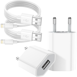 2er Pack Lightning Ladegeräte (MFI-zertifiziert) ab 6,99€
