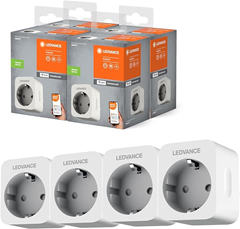 4 x LEDVANCE Wlan Steckdose, smarte alexa Steckdose mit Stromzähler für 27,99€ (Vergleich: 35,99€)