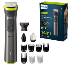 Philips Multigroom Series 7000 All-in-One-Trimmer (14-in-1, mit 21 Längeneinstellungen (0,5–16 mm), MG7930/15) für 54,99€ (Vergleich: 74,99€)
