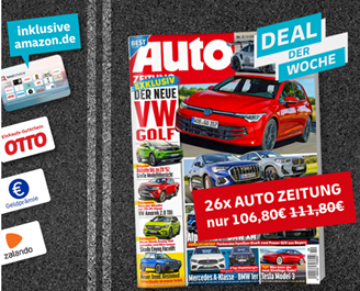 Jahresabo “Autozeitung” für 106,80€ mit bis zu 100€ Prämie