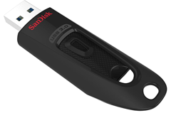 SanDisk Ultra USB 3.0 Flash-Laufwerk 128 GB (bis zu 130 MB/s) für 9,99€ (Vergleich: 14,91€)