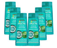 6x Garnier Fructis Coco Water Klärendes Shampoo (je 250ml) für 8,51€ (Vergleich: 16,50€)