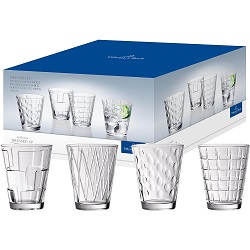4-teiliges Villeroy & Boch Dressed Up Wasserglas-Set für 16,99€ (Vergleich: 19,99€)