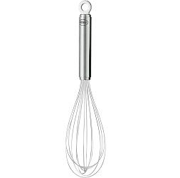 27cm Rösle Edelstahl Schneebesen mit schmalem Griff für 11,99€ (Vergleich: 16,90€)