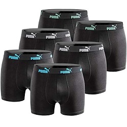 6er Pack Herren Boxershorts Puma Basic Black Limited Edition für 29,99€ (Vergleich: 37,99€)