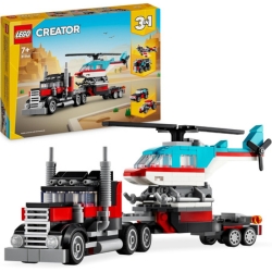 LEGO Creator 3-in-1 Set – Tieflader mit Hubschrauber (31146) für 11,19€ (VG: 15,14€)