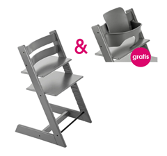 STOKKE Tripp Trapp Hochstuhl + gratis Baby Set für je 215€ (Vergleich: 265,10€)