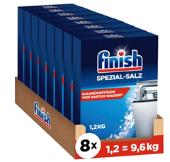 Finish Spezial-Salz – Spülmaschinensalz (8 x 1,2 kg) für 6,34€ (Vergleich: 10€)