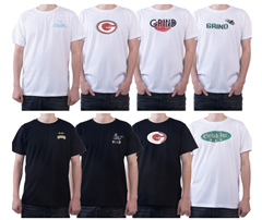 6er Pack GRIND Inc Herren Rundhals-Shirts mit verschiedenen Prints für 30€ (Vergleich: 129,95€)