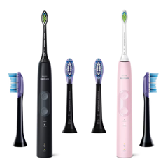 Doppelpack Philips Sonicare ProtectiveClean 4500 elektrische Schallzahnbürste + 4 Bürstenköpfe für 105,90€ (Vergleich: 159,44€)