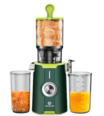 LINKChef Blitzreiniger Entsafter (NO-Prep Slow Juicer, BPA Frei, 115mm, 1.2L, 200w) für 143,99€
