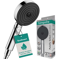 Handbrause Hansgrohe Pulsify Select S mit drei Strahlarten für 25,99€ (Vergleich: 30,63€)