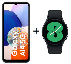 Samsung Galaxy A14 5G + Galaxy Watch4 40mm LTE für 1€ mit 10GB LTE im o2 Netz mit Sprach- und SMS Flat für 9,99€/Monat + 30€ Wechselbonus
