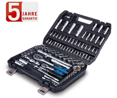 Scheppach Werkzeugkoffer TB100 (94-tlg., Steckschlüssel Satz, Bits, Stecknüsse) für 35,99€ (Vergleich: 49,90€)