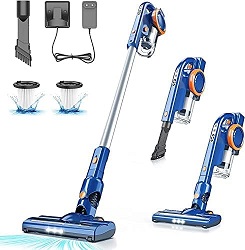 ORFELD Akku-Staubsauger mit 25.000Pa und bis zu 50 Minuten Laufzeit für 96,49€