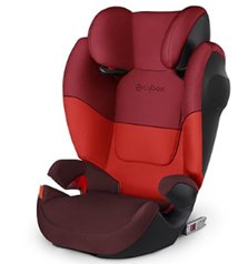 Cybex Silver Solution M-fix SL Autositz Gruppe 2/3 (15-36 kg), mit Isofix, Rumba Red für 89,99€ (Vergleich: 120,75€)