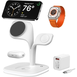 EXW wireless Ladegerät mit Magsafe für iPhone Apple Watch und AirPods ab 11,99€