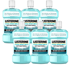 6er Pack LISTERINE Cool Mint Mild (6x500ml) für 16,24€ (Vergleich: 23,70€)