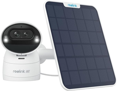 Reolink 4K Argus Track Solar PTZ Überwachungskamera Aussen mit Akku inkl. Auto-Tracking & Zoom, Dual Lens, 8MP WLAN Kamera Outdoor mit Solarpanel für 169,99€
