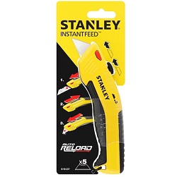 Stanley Messer mit einziehbarer Klinge und automatischem Klingennachschub für 15,49€ (Vergleich: 19,94€)
