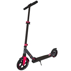 Crivit Big-Wheel Scooter mit Aluminiumrahmen (Schwarz/Pink) für 29,89€ (Vergleich: 39,99€)