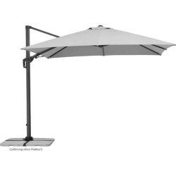 [Top!] Schneider Sonnenschirm Rhodos Twist, Silbergrau, 300 x 300 cm für 200€ (VG: 439,40€)