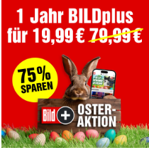 BILDplus Jahresabo (12 Monate) für 19,99€/Monat anstatt 79,99€