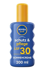 NIVEA SUN Schutz & Pflege Sonnenspray LSF 30 (200 ml) für 5,76€ (Vergleich: 8,45€)