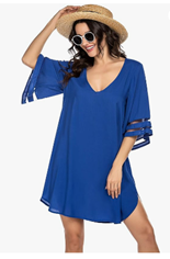 Balancora Damen Strandkleid mit 3/4 Glockenärmel ab 5,99€