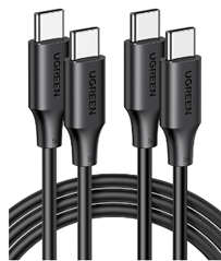 Doppelpack UGREEN 100W Ladekabel USB C auf USB C für 8,38€