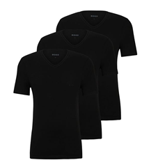 HUGO BOSS Herren T-Shirt schwarz (3er Pack) für 24,76€ (Vergleich: 38,98€)